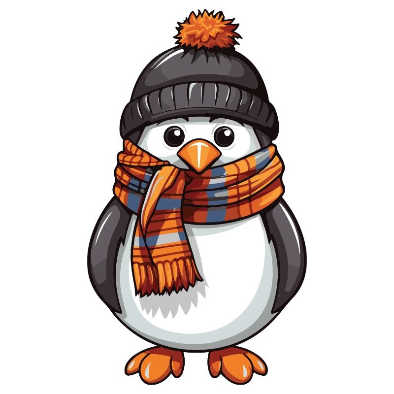 Penguin Winter Comic