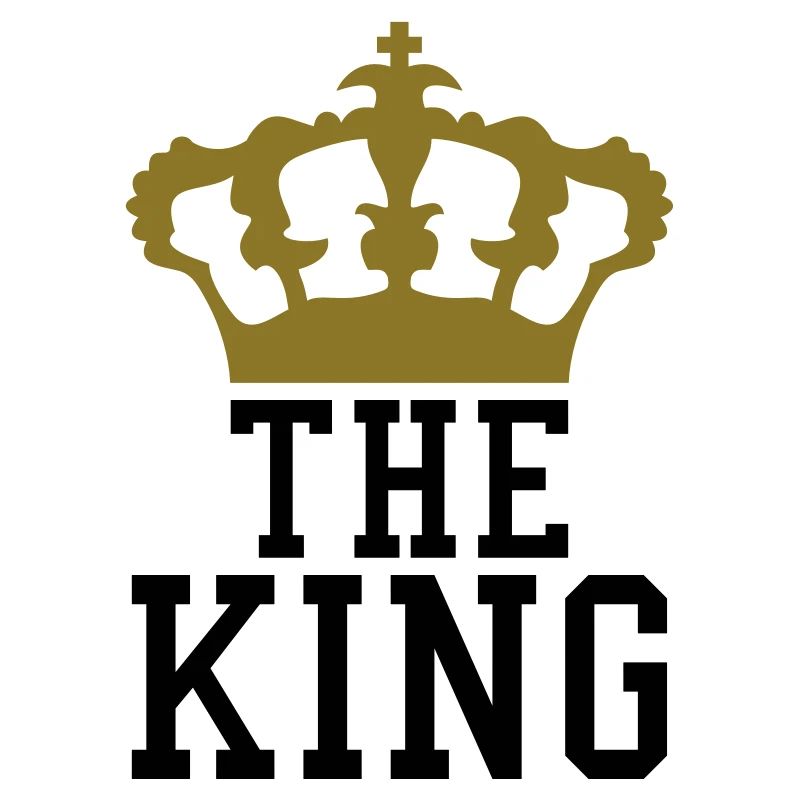 La conception de la couronne du roi textlogo refro
