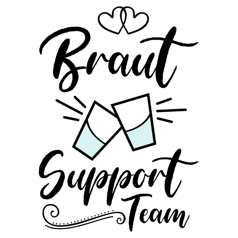 braut support team kurze