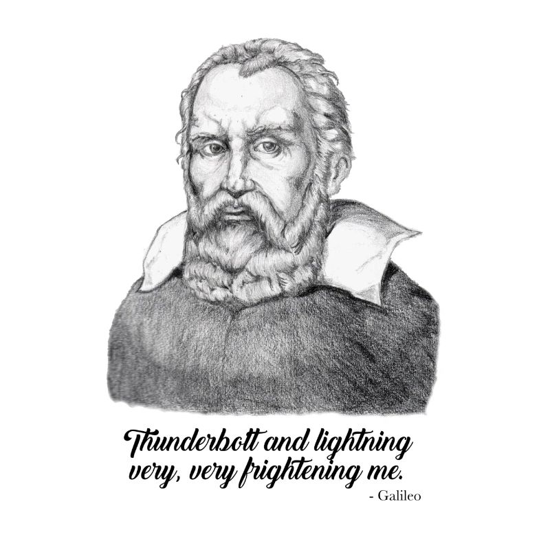 Galileo Quotes - Thunder & Lightning - Science
