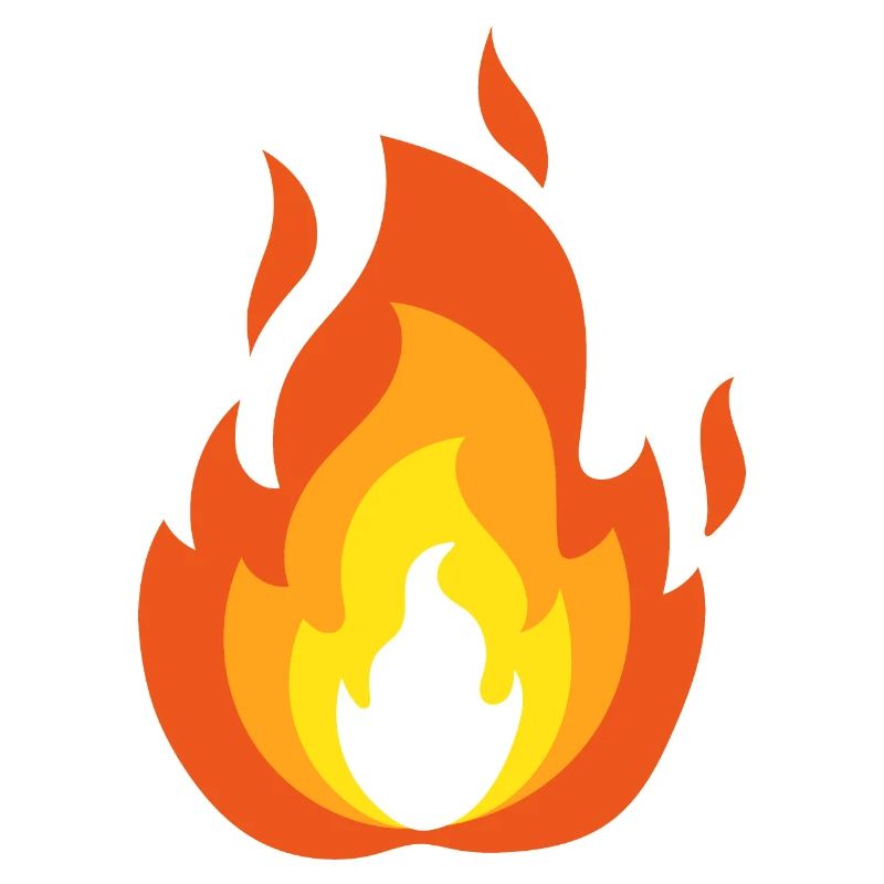 Fiery flame