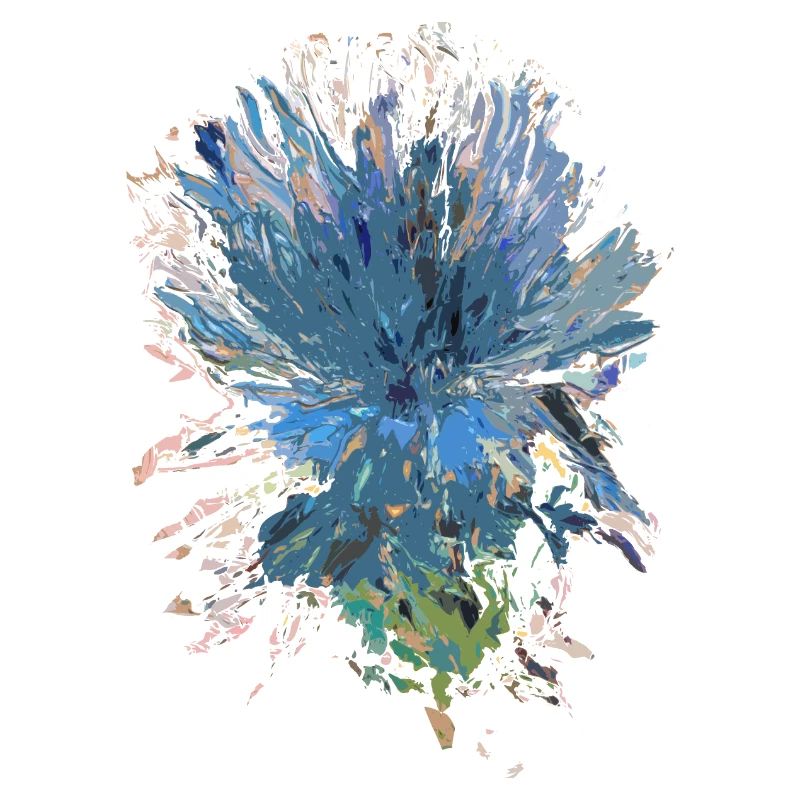 Blaue Distel