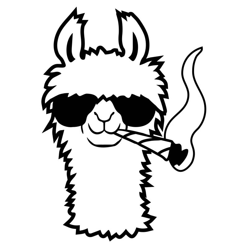 Lama Mit Joint