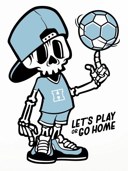 Skeleton handballer