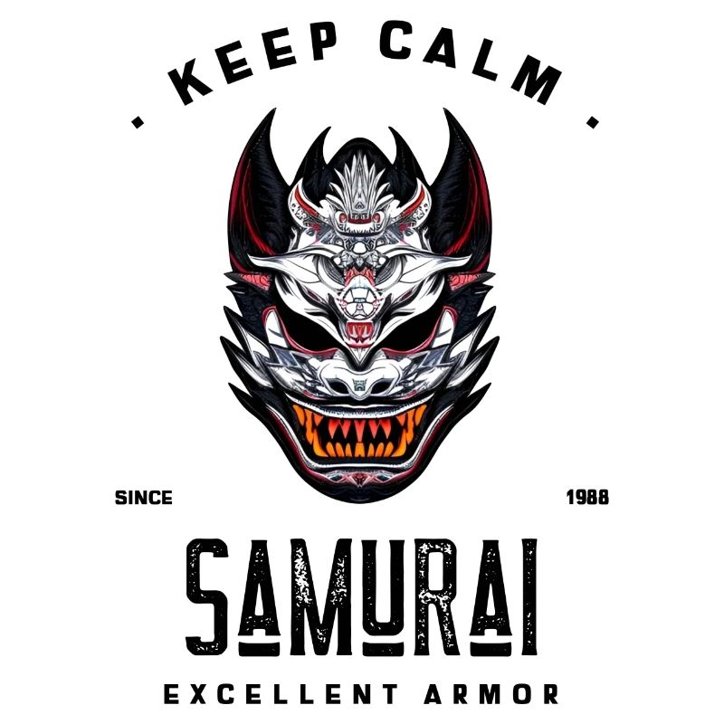 samurai Since 1988 armor keep calm excellent armor