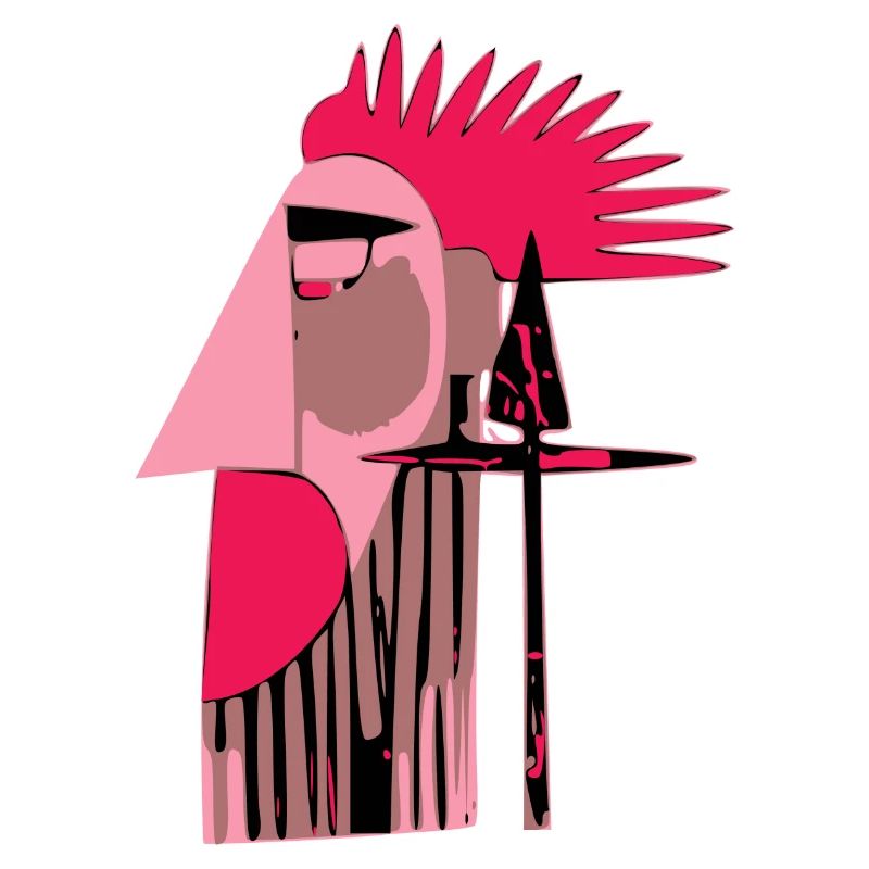 Futuristic retro punk