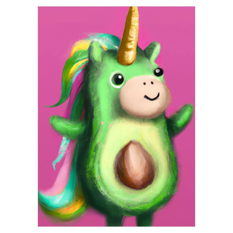 Niedliche Einhorn Avocado