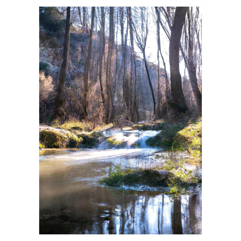 Forest River Wasserfall