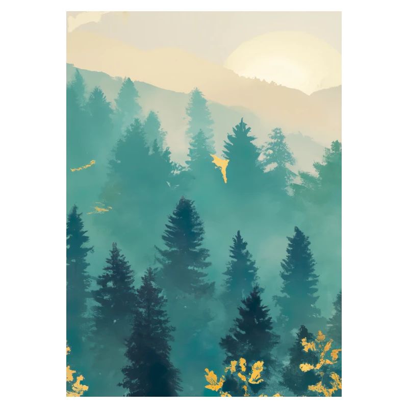 Nebliger Wald