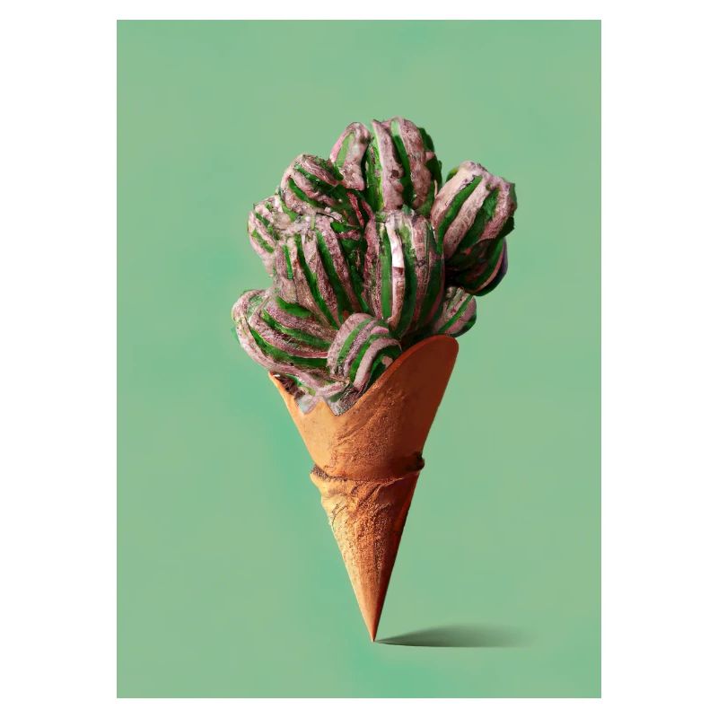 Kaktus-Eiscreme