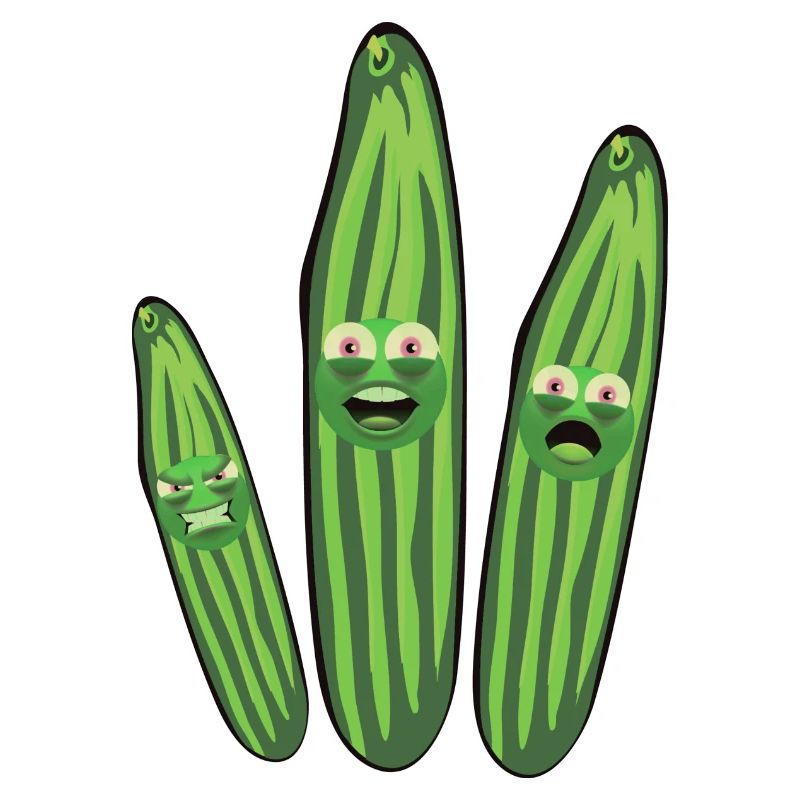 Capricious cucumber, cucumbers, comic, cucumber