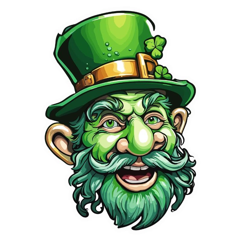 Leprechaun / Leprechaun / Vert / Gingembre / Irlande