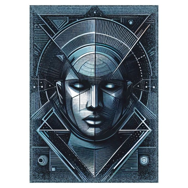 Spaceman Blaues Gesicht