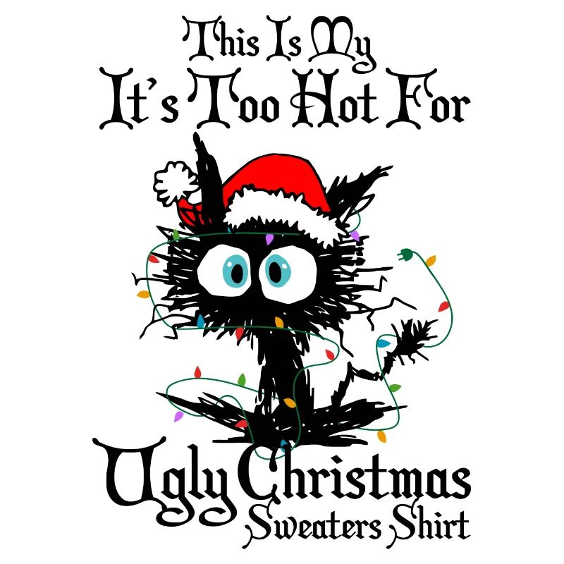 C’est mon pull de Noël trop chaud pour moche