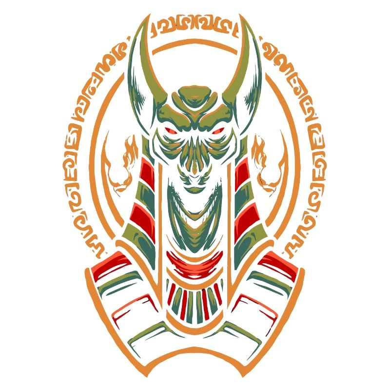 Hiéroglyphe égyptien drapeau du Nil pyramide du pharaon Le Caire