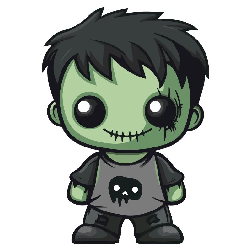 Zombie Halloween Comic