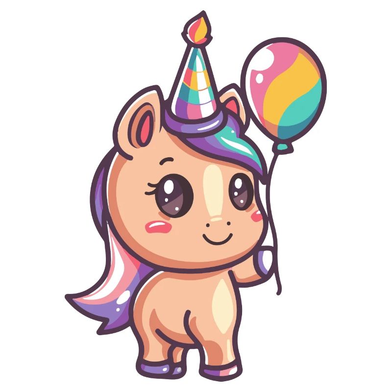 Bande dessinée d’anniversaire de cheval