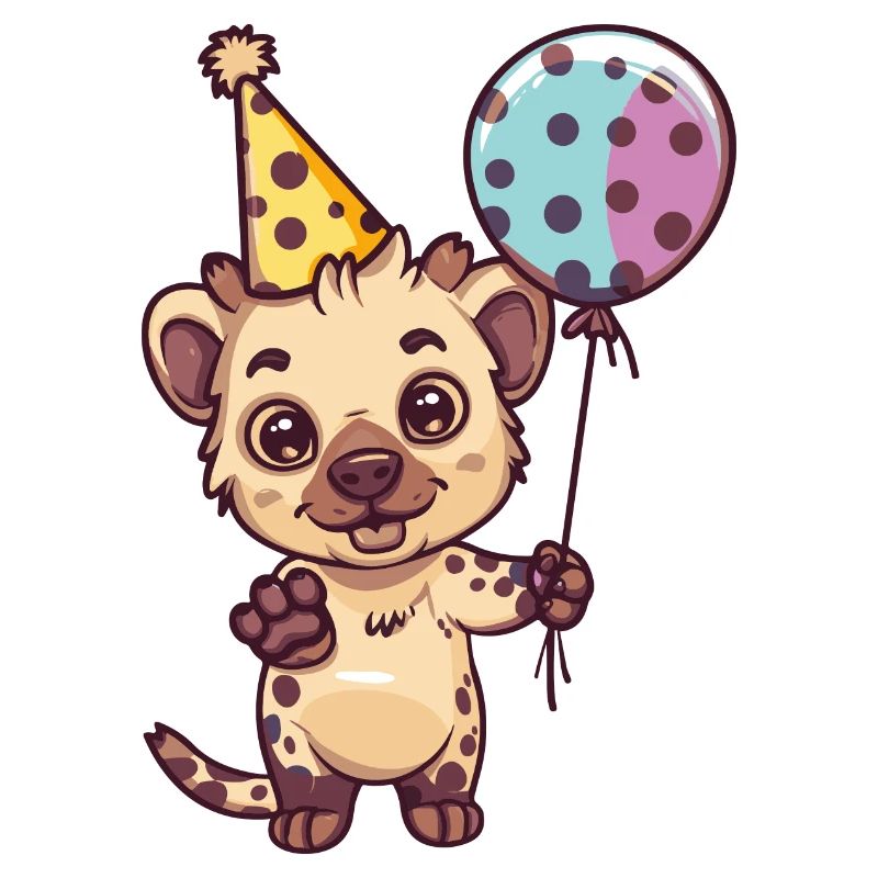 Bande dessinée d’anniversaire de hyène