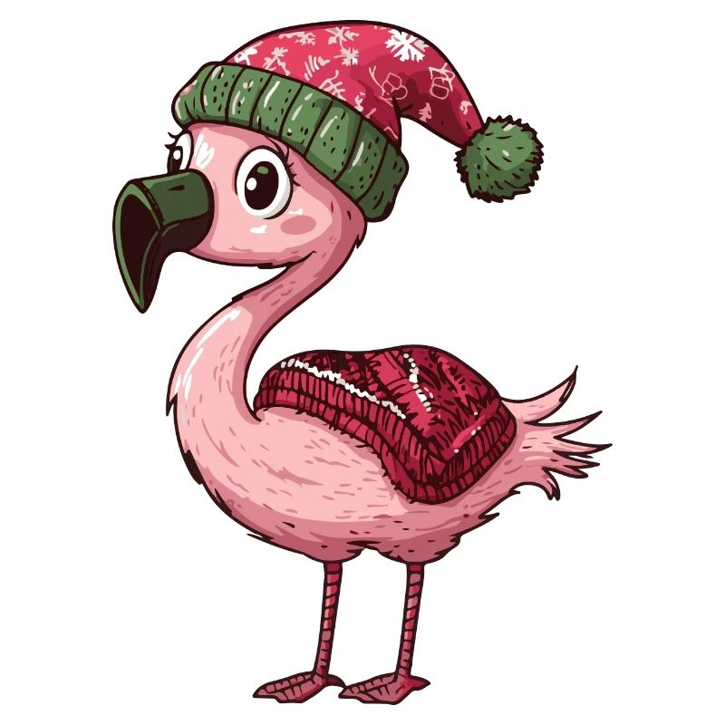 Flamingo Christmas Comic