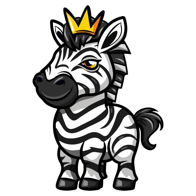 Zebra Cartoon Krone