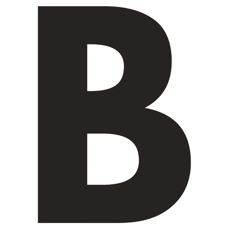 B