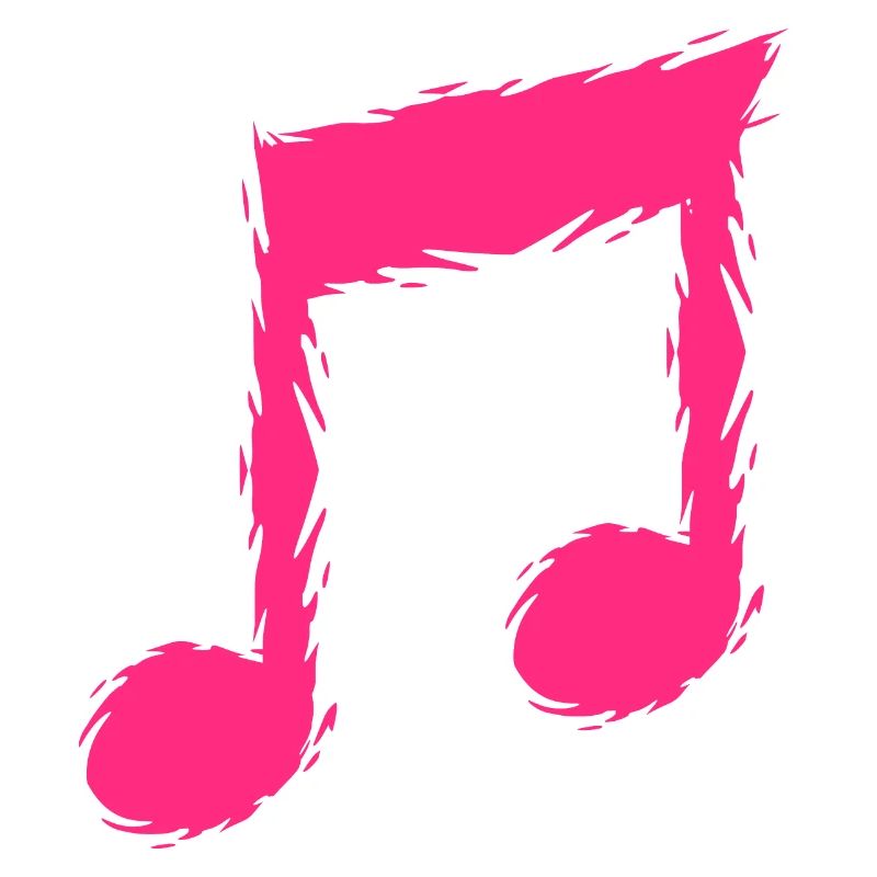 Musiknote Musik Design Sänger