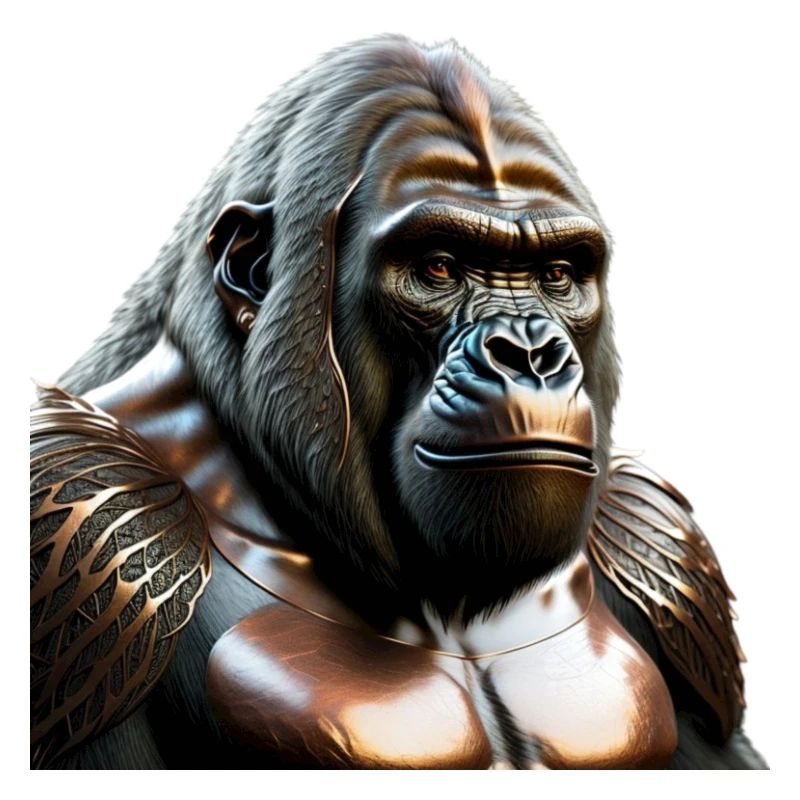 Le gorille de bronze