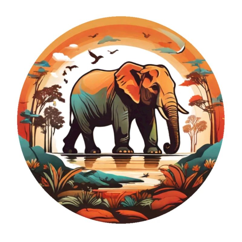 Conception d’éléphant d’Afrique