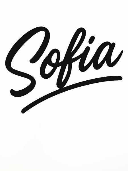 Sofia Signaturhandlettering