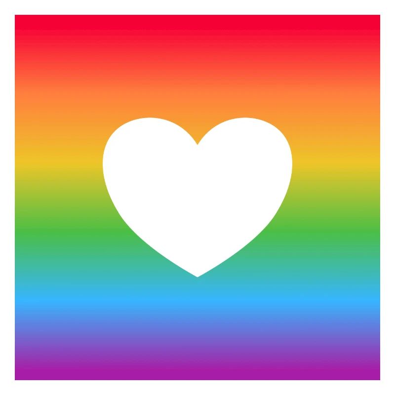 Rainbow heart