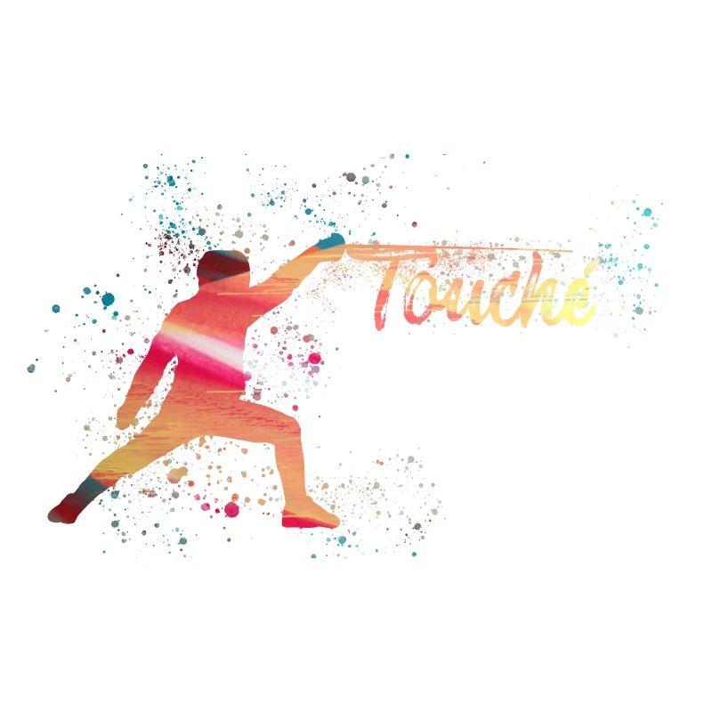fechten,touché,fechter,fechtsport,rot