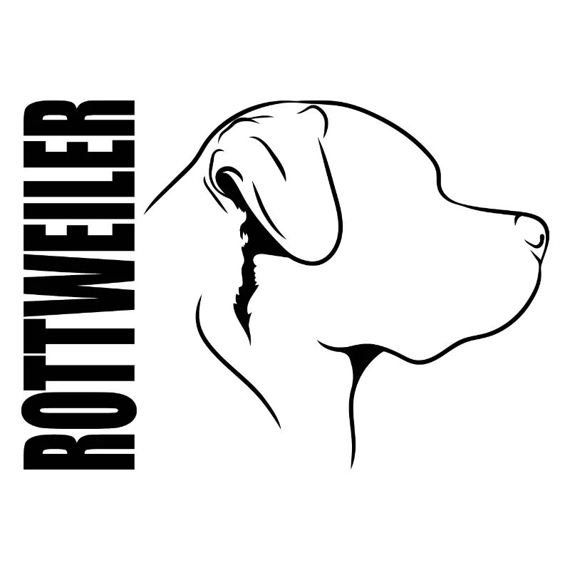 Rottweiler Profil Chiens Chien Wilsigns