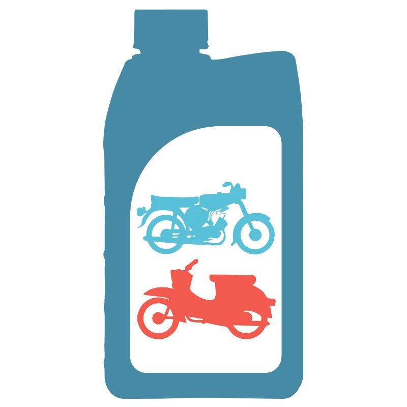 Conception à deux temps de mélange d'essence Simson DDR Schwalbe S51