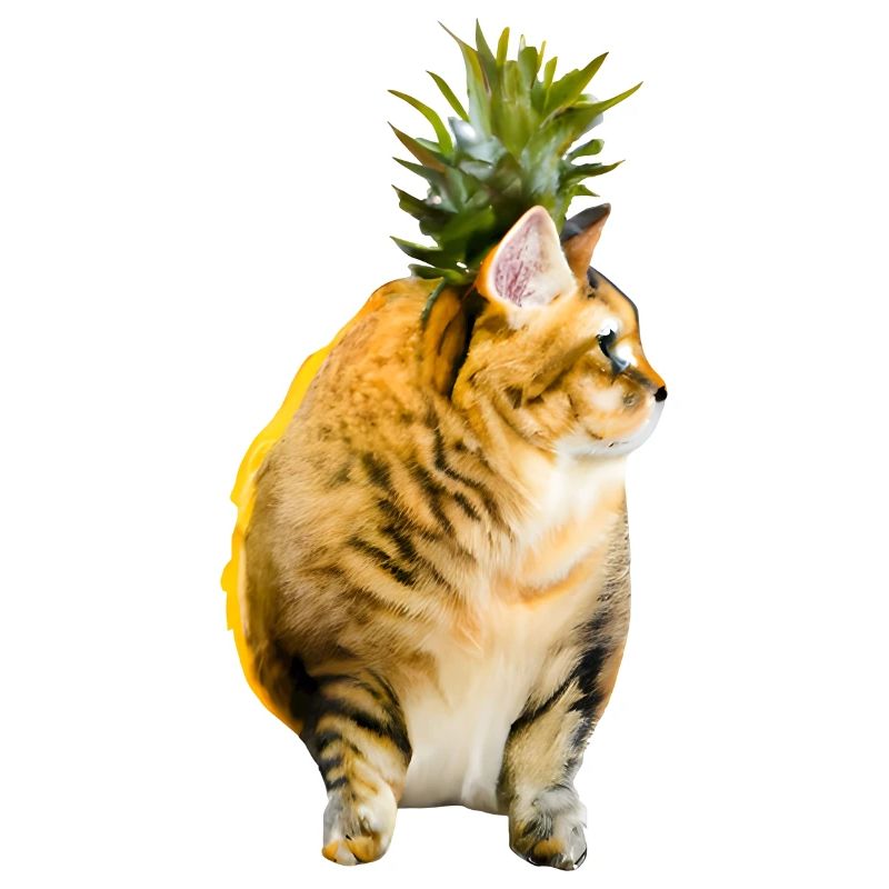 Kawaii Ananas-Katze