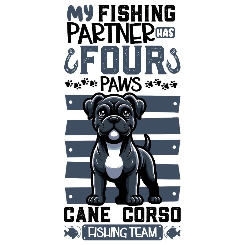 Pêche et Cane Corso