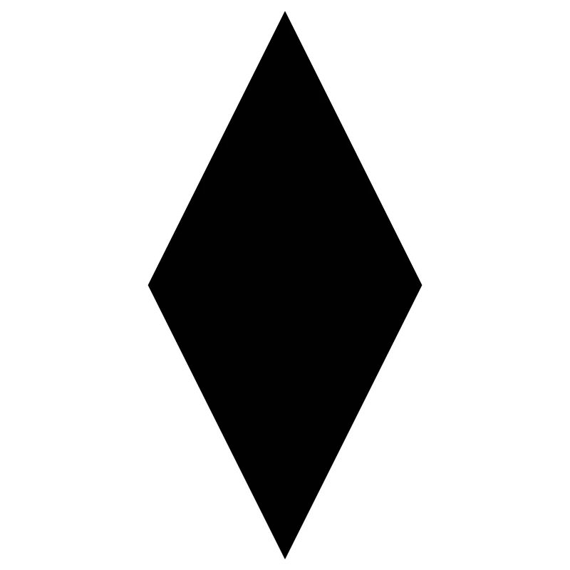 schwarze Raute