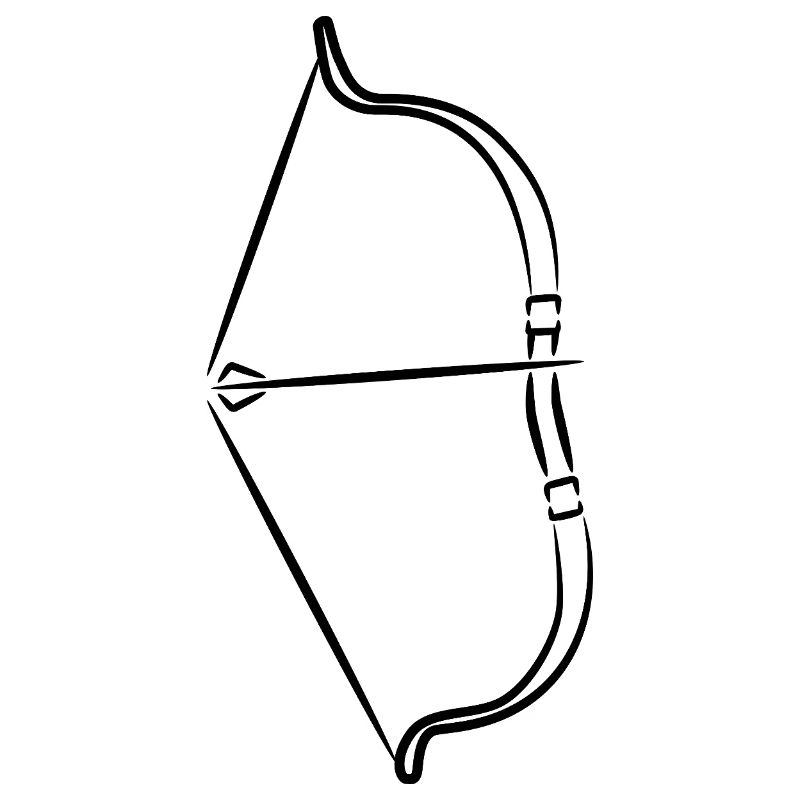 Bow and arrow sketch