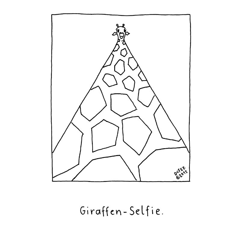 Giraffen-Selfie