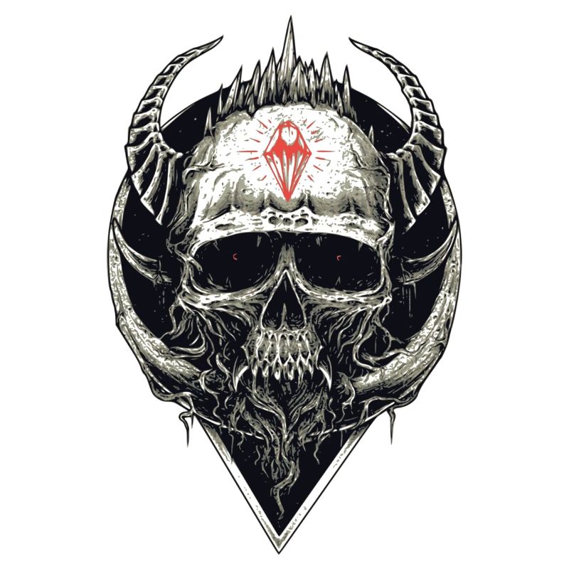 Devilish skull