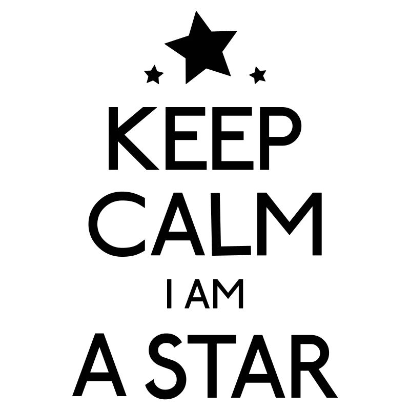keep calm i am a star
