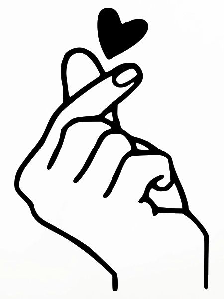 schnippende Hand mit Herz