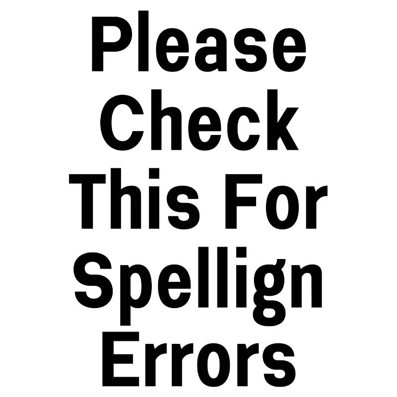 Please Check This For Spellign Errors