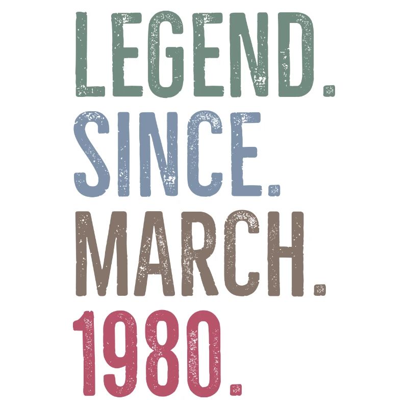 Legend Since March 1980