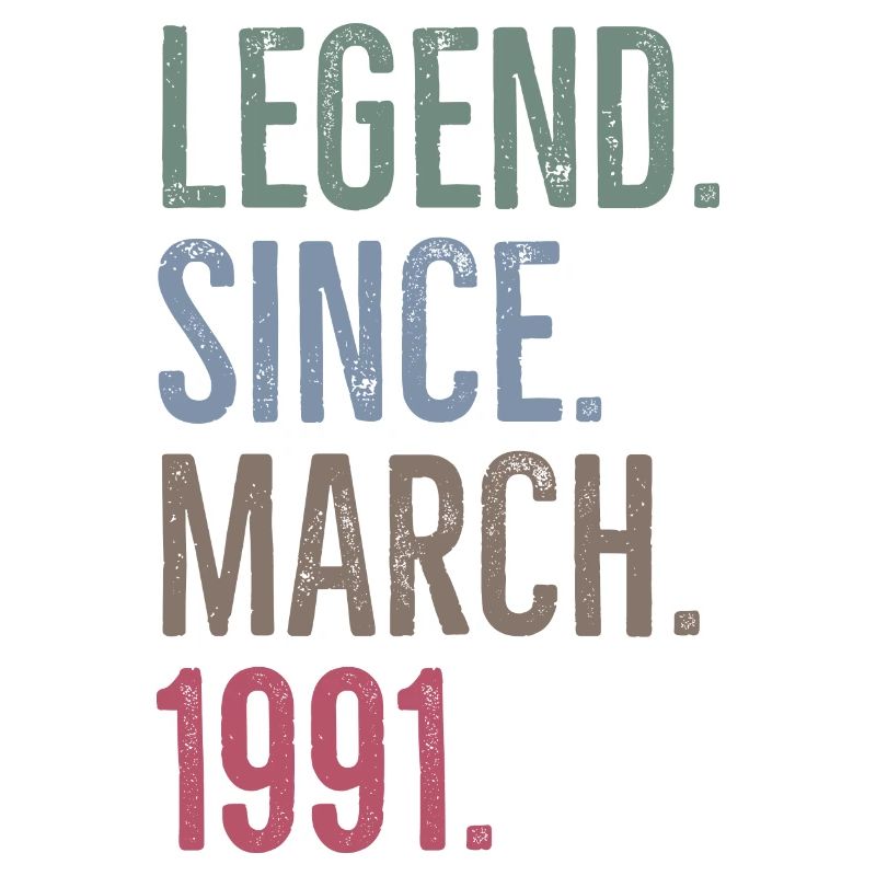 Legend Since March 1991