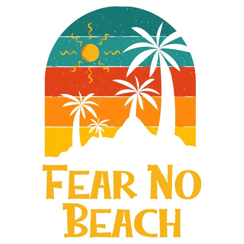 Ne craignez pas la plage Citation de motivation Été