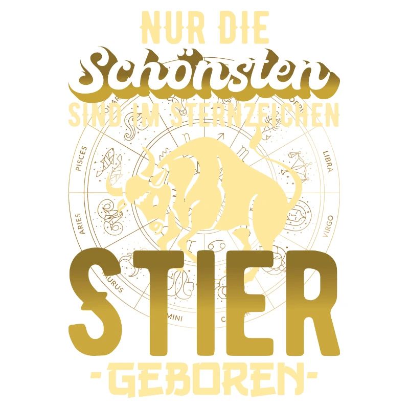 Sternzeichen Stier Spruch Geschenkidee