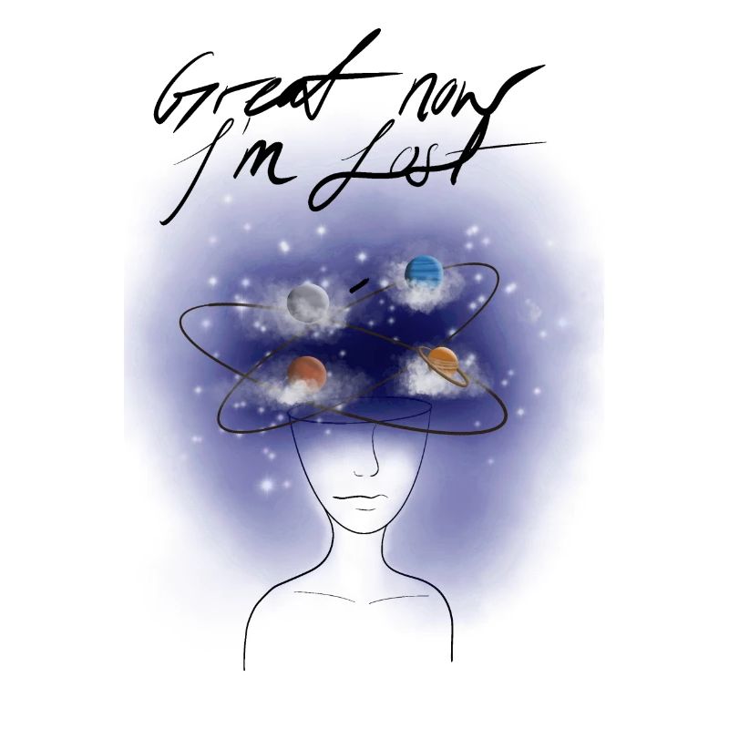 Perdu dans ses pensées