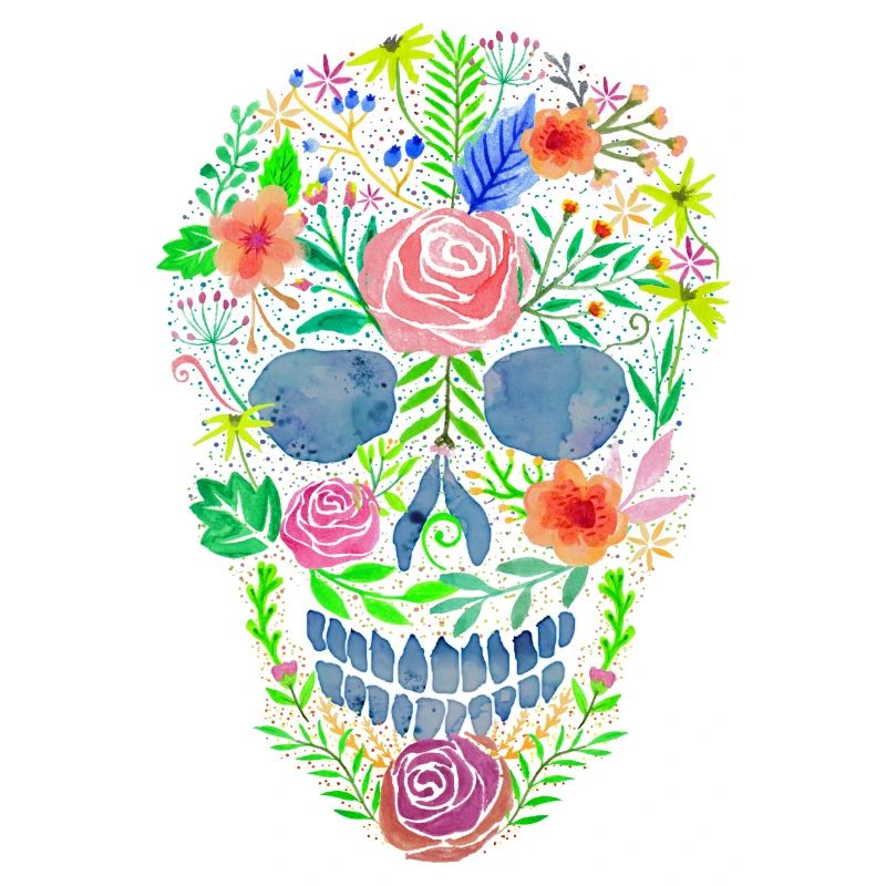 Blumenschädel
