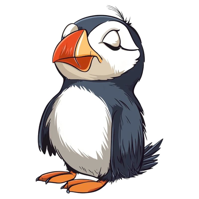 Sleeping Puffin