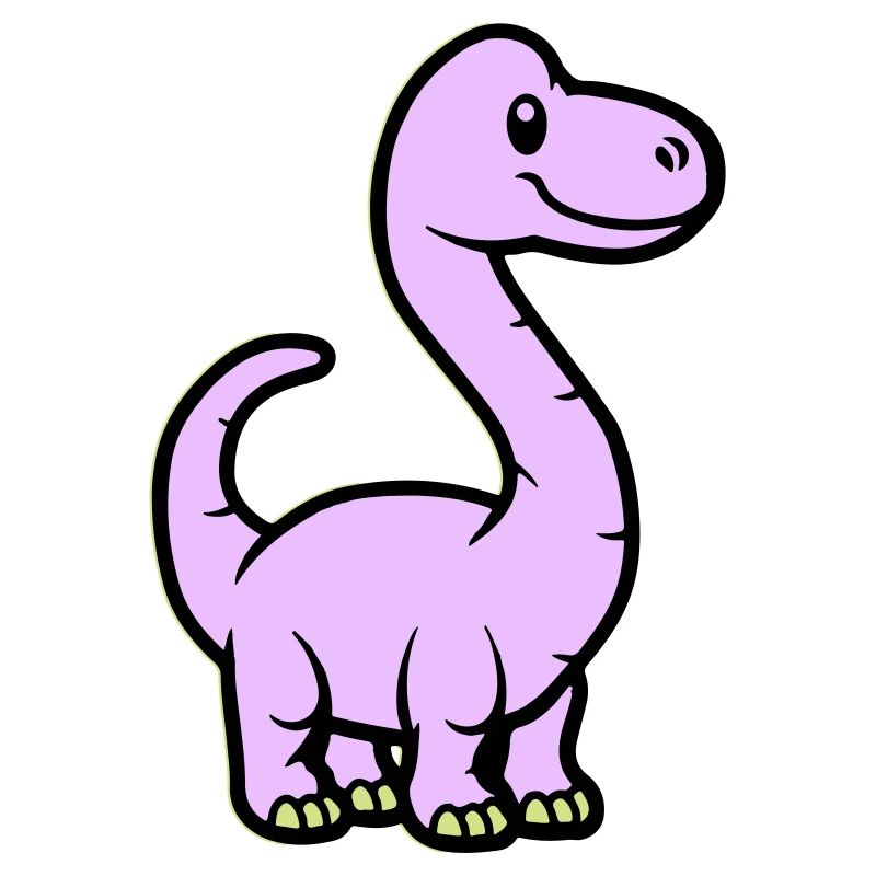 Dinosaurier Brontosaurus Comic